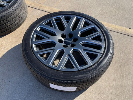 24" GMC Yukon Sierra DENALI OEM wheel rim tire 2023 2024 2025 2026 DISCOUNTED Texas Truck Tire
