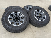 18" Ford F-250 F-350 OEM TREMOR rims wheels 10482 tires DURATRAC R/T 35" Texas Truck Tire