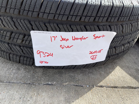 17" Jeep Wrangler Gladiator RUBICON OEM 9301 95329 wheels rims tires MICHELIN Texas Truck Tire
