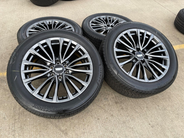 22" Cadillac Escalade V Platinum OEM 4883 95479 wheels rims 2024 2025 2026 NEW Texas Truck Tire