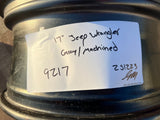 17" Jeep Wrangler Rubicon OEM wheel rim 9217 Gladiator spare 2021 2022 2023 2024 Texas Truck Tire