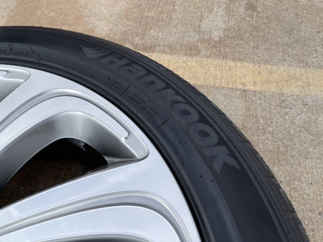 (1) 22" Lincoln Navigator BLACK LABEL OEM 10497 rim wheel 2022 2023 2024 HANKOOK Texas Truck Tire
