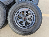 17" Nissan Frontier X-PRO OEM Desert Runner wheels rims tires DUELER A/T Texas Truck Tire