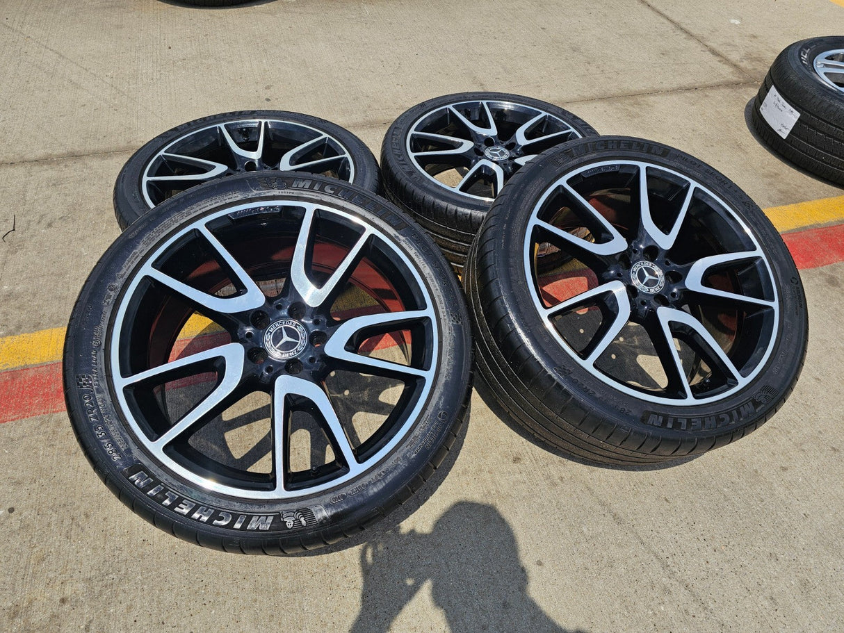 20" Mercedes E43 E53 E400 AMG S580 S65 S63 OEM 85543 85544 wheels rims Texas Truck Tire