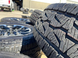 17" Jeep Wrangler Rubicon OEM Black wheels rims 9328 Gladiator 2025 2026 NEW Texas Truck Tire
