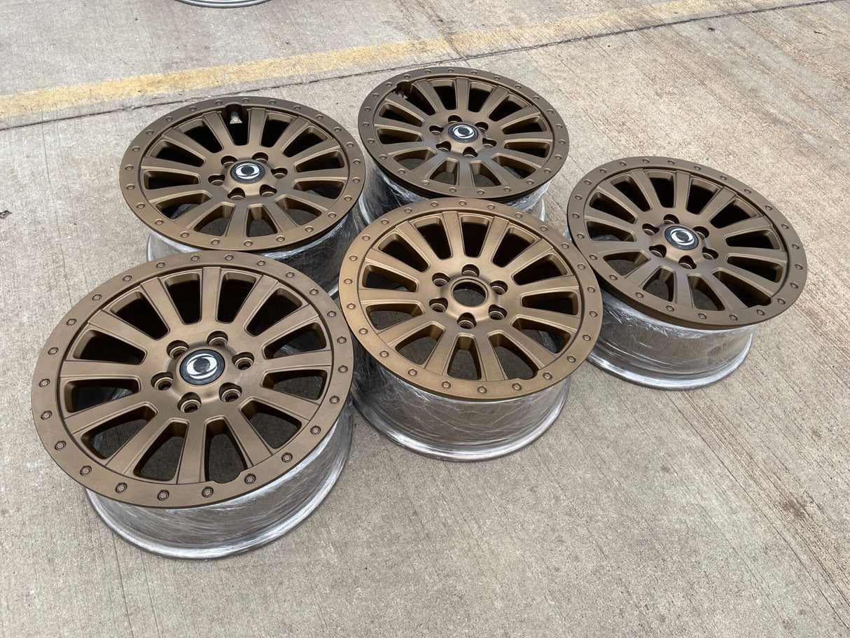 (5) 18" INEOS Grenadier OEM wheels rims Beadlock 2023 2024 2025 2026 NEW Texas Truck Tire