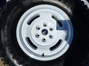 17" Ford Bronco HERITAGE Stroppe Edition 10463 OEM wheels rims white 2026 NEW Texas Truck Tire