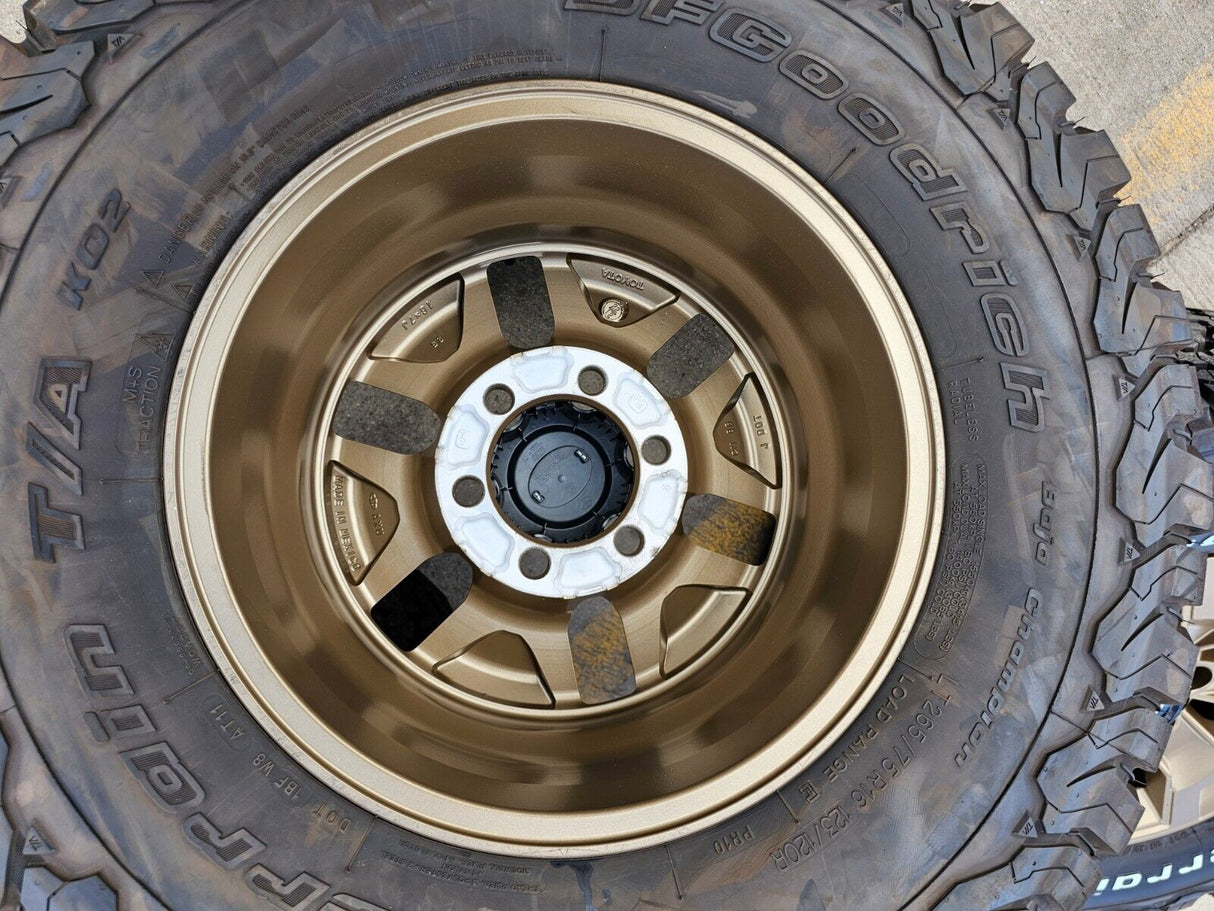 16" Toyota Tacoma TRD wheels rims 75189 OEM 4Runner FJ BFG NEW Texas Truck Tire