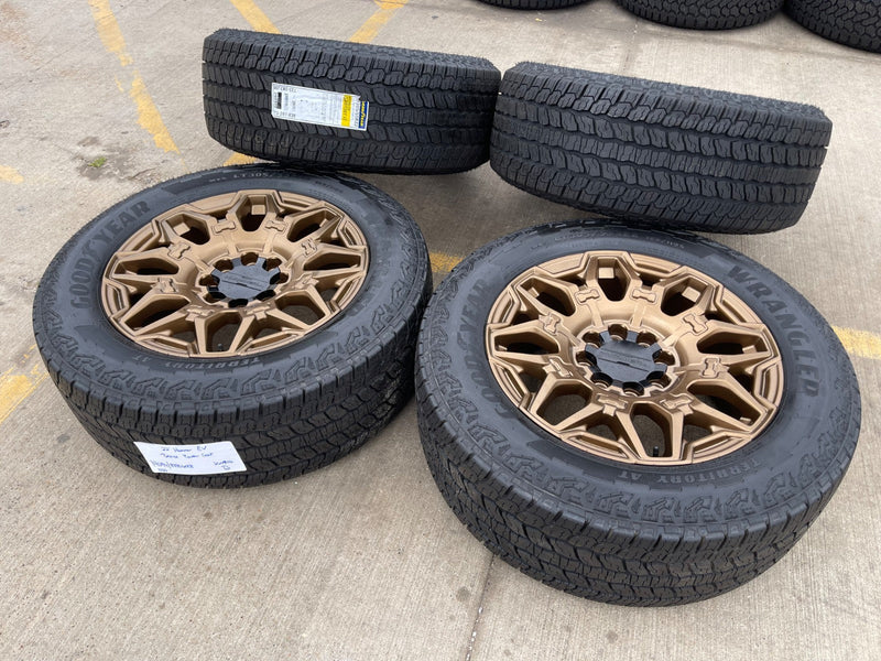 22" Hummer EV HEV 2500 OEM 8x165 14094 wheels rims 2024 2025 2026 2027 NEW Texas Truck Tire