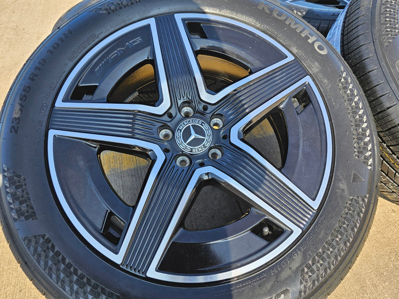 19" Mercedes GLC300 AMG C E S Class OEM 85911 85912 wheels rims NEW Texas Truck Tire