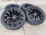 24" Cadillac Escalade V OEM ONYX wheels rims 2023 2024 2025 2026 BRIDGESTONE Texas Truck Tire