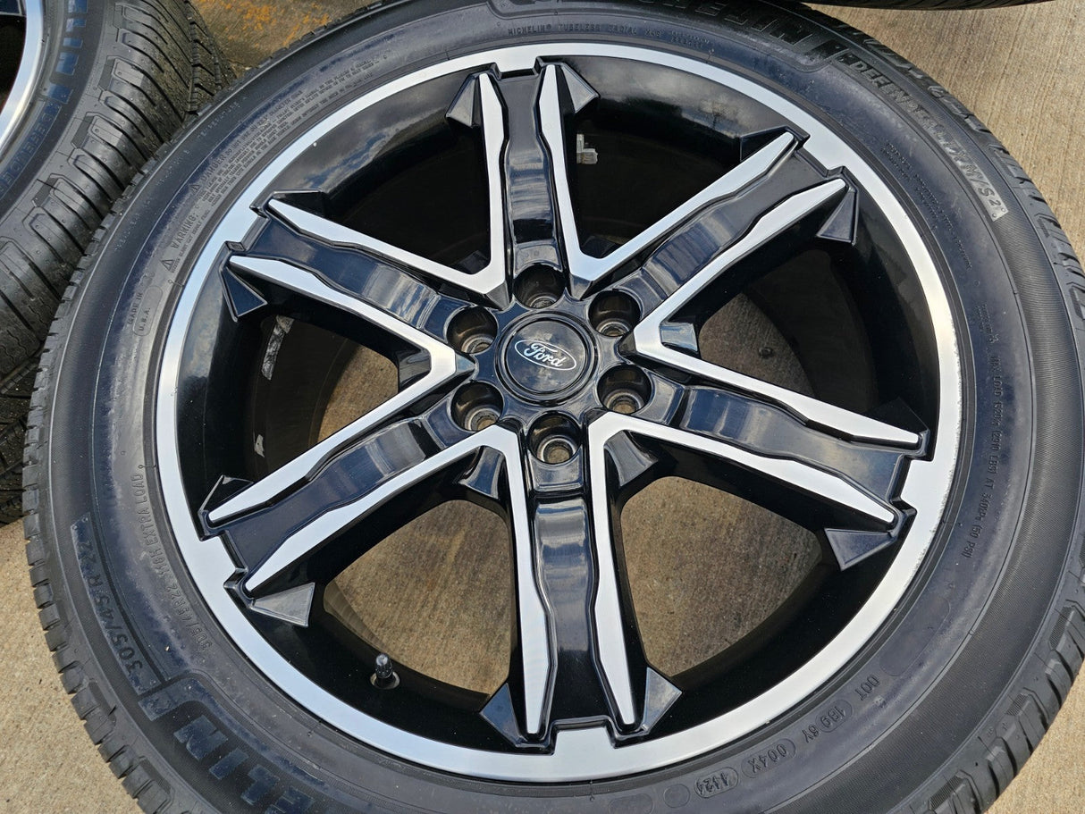 22" Ford F-150 Expedition PERFORMANCE OEM 10200 rims wheels MICHELIN Texas Truck Tire
