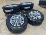 20" GMC Sierra Denali 2500 3500 OEM 5957 wheels rims 2024 2025 NEW BFG KO2 Texas Truck Tire