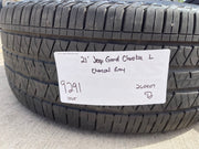 21" Jeep Grand Cherokee L OEM wheels rims 9291 Durango tires CONTINENTAL Texas Truck Tire