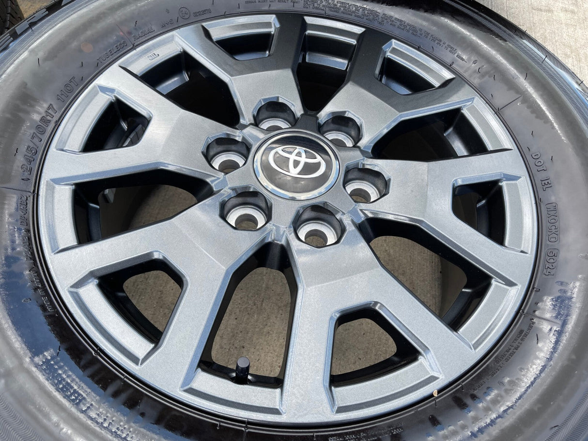 17" Toyota 4Runner Tacoma TRD OEM 94254 10637 wheels rims 2024 2025 2026 NEW Texas Truck Tire