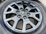 17" Toyota 4Runner Tacoma TRD OEM 94254 10637 wheels rims 2024 2025 2026 NEW Texas Truck Tire