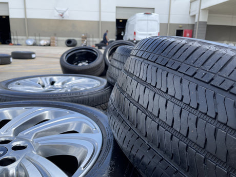 22" Lincoln Navigator BLACK LABEL OEM 10497 rims wheels BRIDGESTONE DISCOUNTED Texas Truck Tire