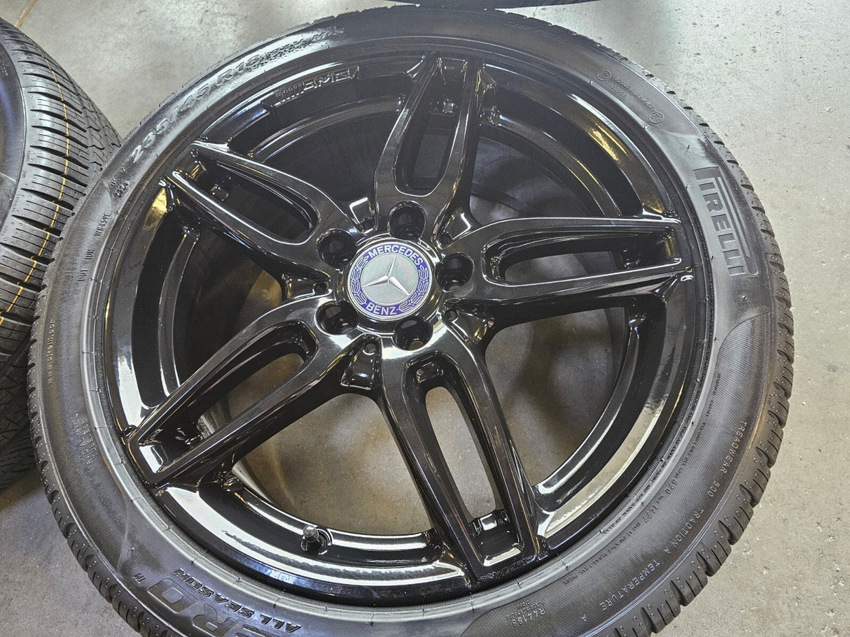 18" Mercedes CLA250 C E S Class OEM 85530 wheels rims tires NEW Texas Truck Tire