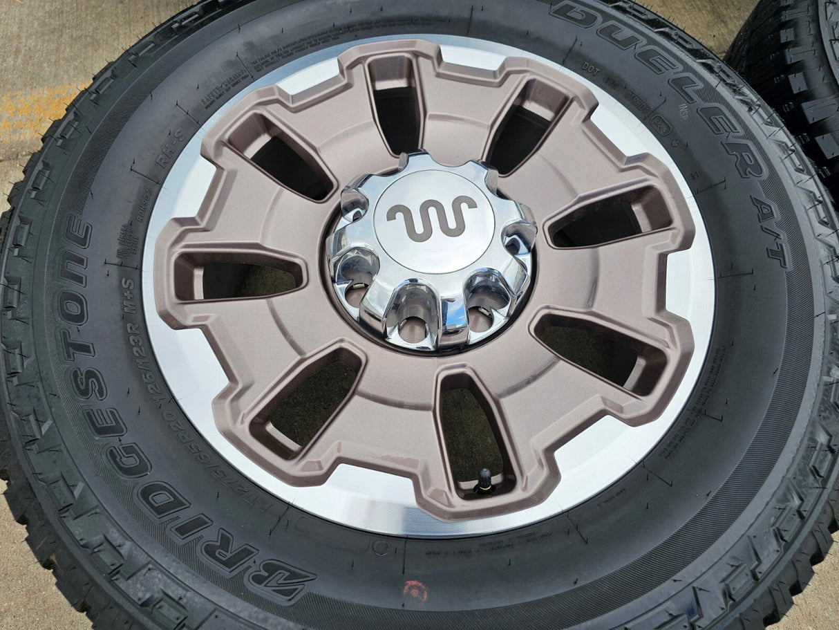 20" Ford F-250 F-350 OEM 10487 KING RANCH tan wheels rims 2024 2025 2026 NEW Texas Truck Tire