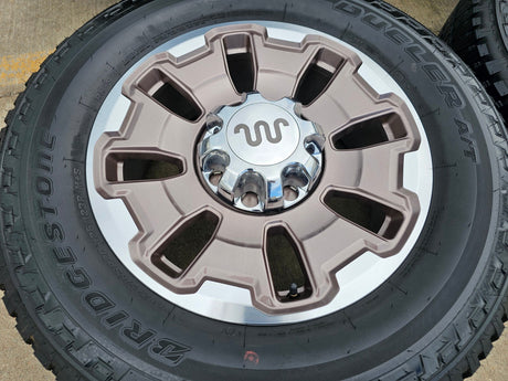 20" Ford F-250 F-350 OEM 10487 KING RANCH tan wheels rims 2024 2025 2026 NEW Texas Truck Tire