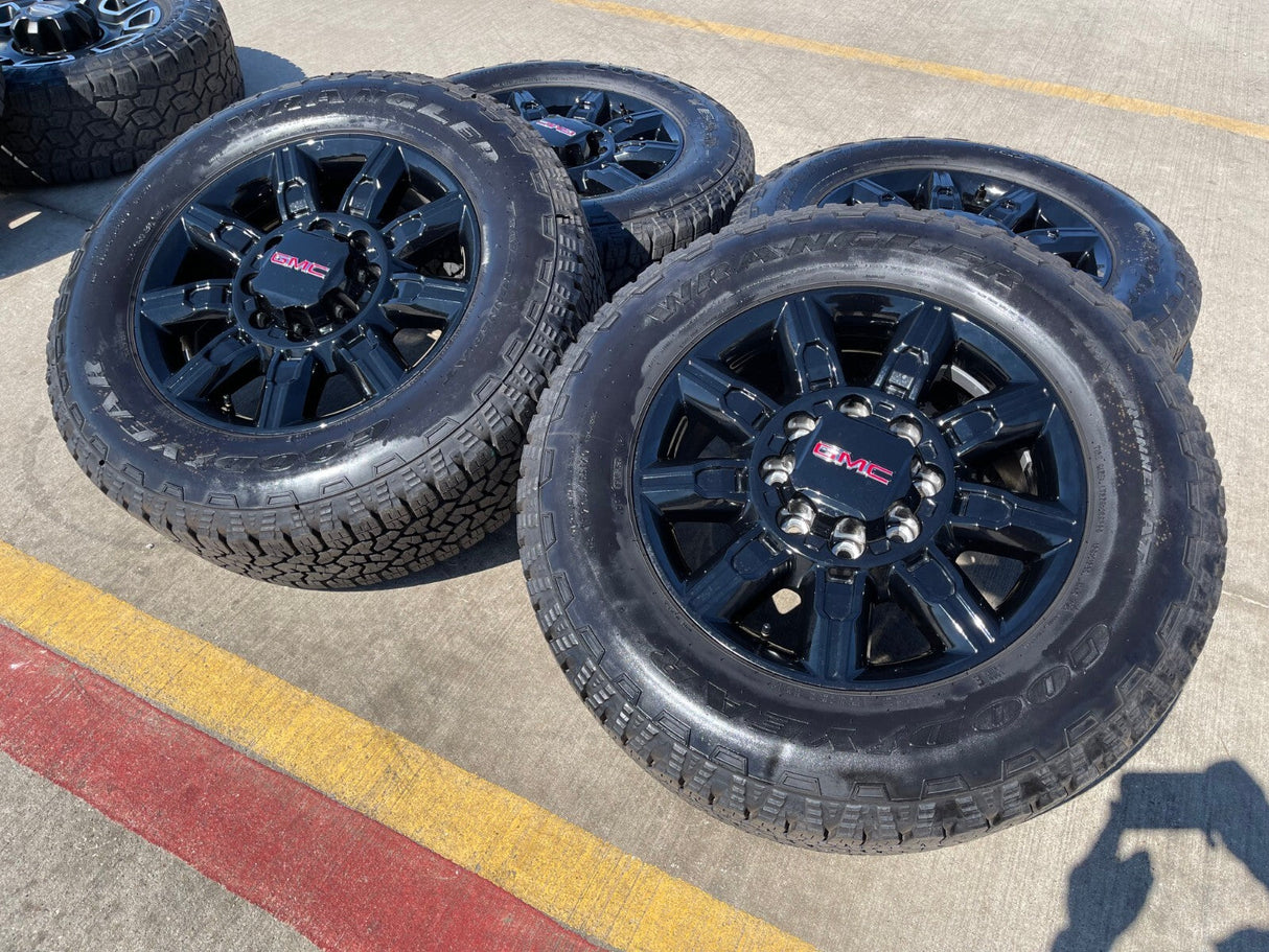 20" GMC Sierra DENALI 2500 3500 OEM 14137 5963 wheels rims Silverado 2026 NEW Texas Truck Tire