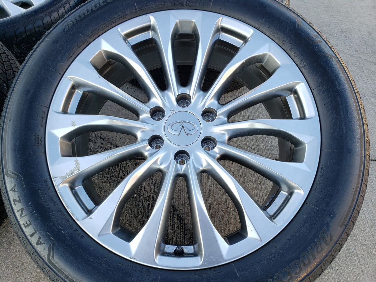 22" Infiniti QX80 QX56 Nissan Titan OEM 62799 73770 wheels rims tires Texas Truck Tire