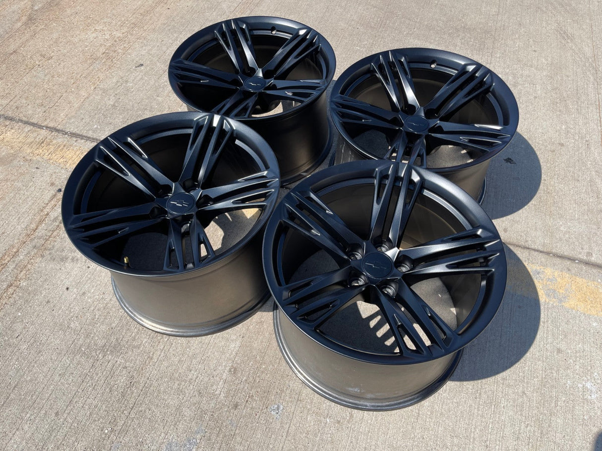 19" 19x11 19x12 Chevy Camaro ZL1 OEM staggered wheels rims 5853 5854 NEW Texas Truck Tire