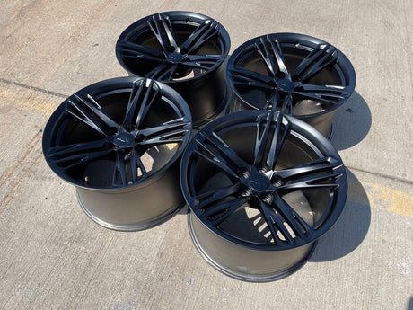 19" 19x11 19x12 Chevy Camaro ZL1 OEM staggered wheels rims 5853 5854 NEW Texas Truck Tire