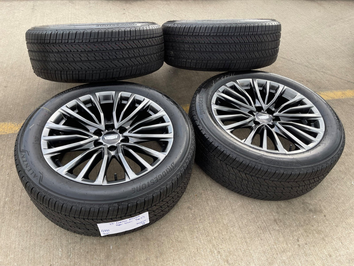22" Cadillac Escalade V Platinum OEM 4883 95479 wheels rims 2024 2025 2026 NEW Texas Truck Tire