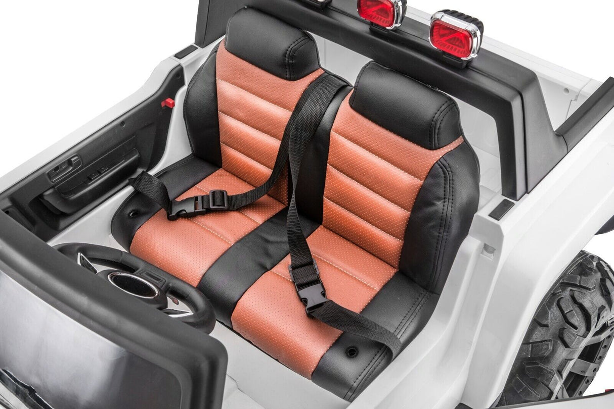 SUPERtrax® Brave Child's Ride On Car - Ivory