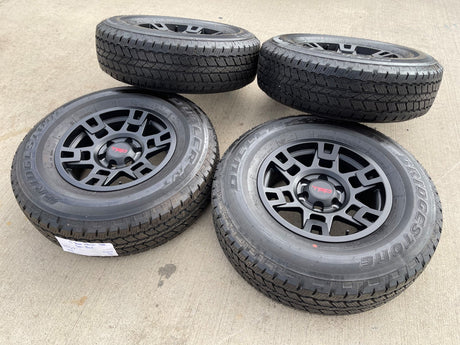 17" Toyota Tacoma 4Runner OEM wheels rims black 75167 TRD FJ DUELER A/T NEW Texas Truck Tire