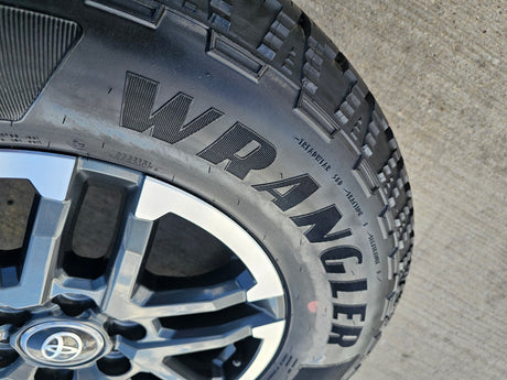 18" Toyota Tacoma 4Runner TRD OEM 10641 wheels rims 2024 2025 2026 NEW GOODYEAR Texas Truck Tire
