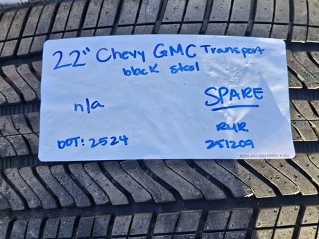 22" Chevy GMC Transport Steel OEM wheel rim Sierra Silverado Escalade tire NEW Texas Truck Tire