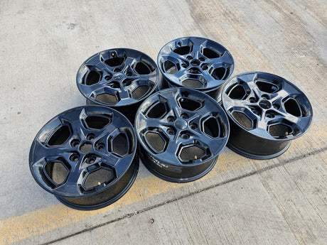 17" Jeep Wrangler Gladiator Rubicon OEM 9236 wheels rims 2021 2022 2023 2024 NEW Texas Truck Tire