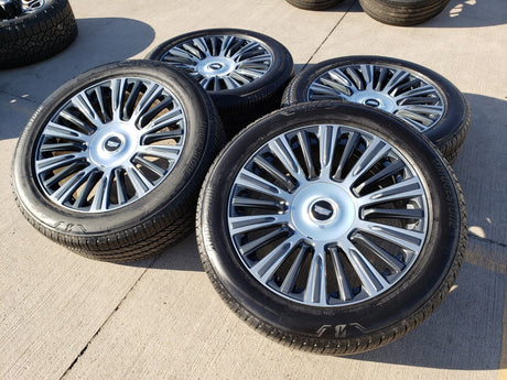 22" Cadillac Escalade Platinum OEM 4876 95167 wheels rims 2021 2022 2023 2024 Texas Truck Tire
