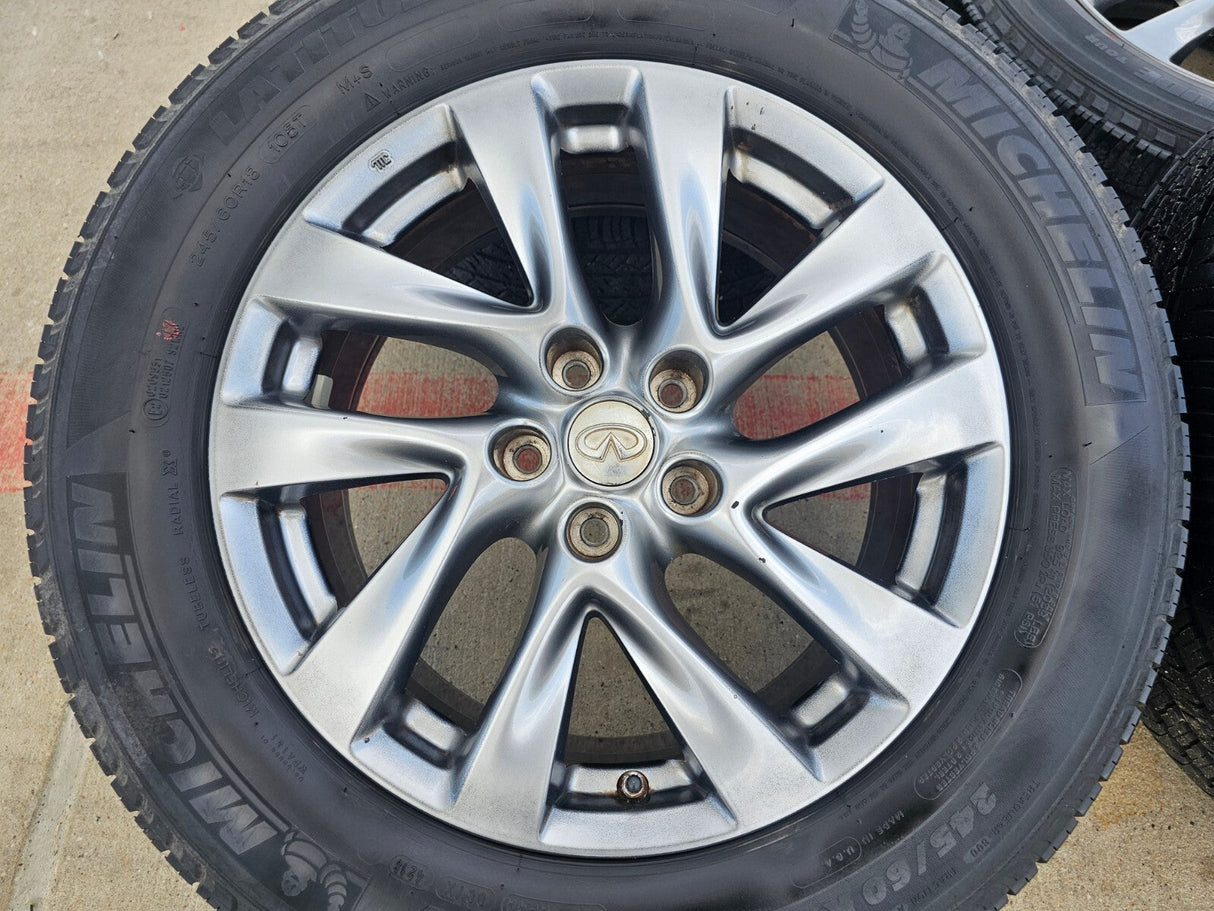 18" Infiniti QX60 FX35 FX45 JX35 Nissan Pathfinder OEM 73760 71564 wheels rims Texas Truck Tire