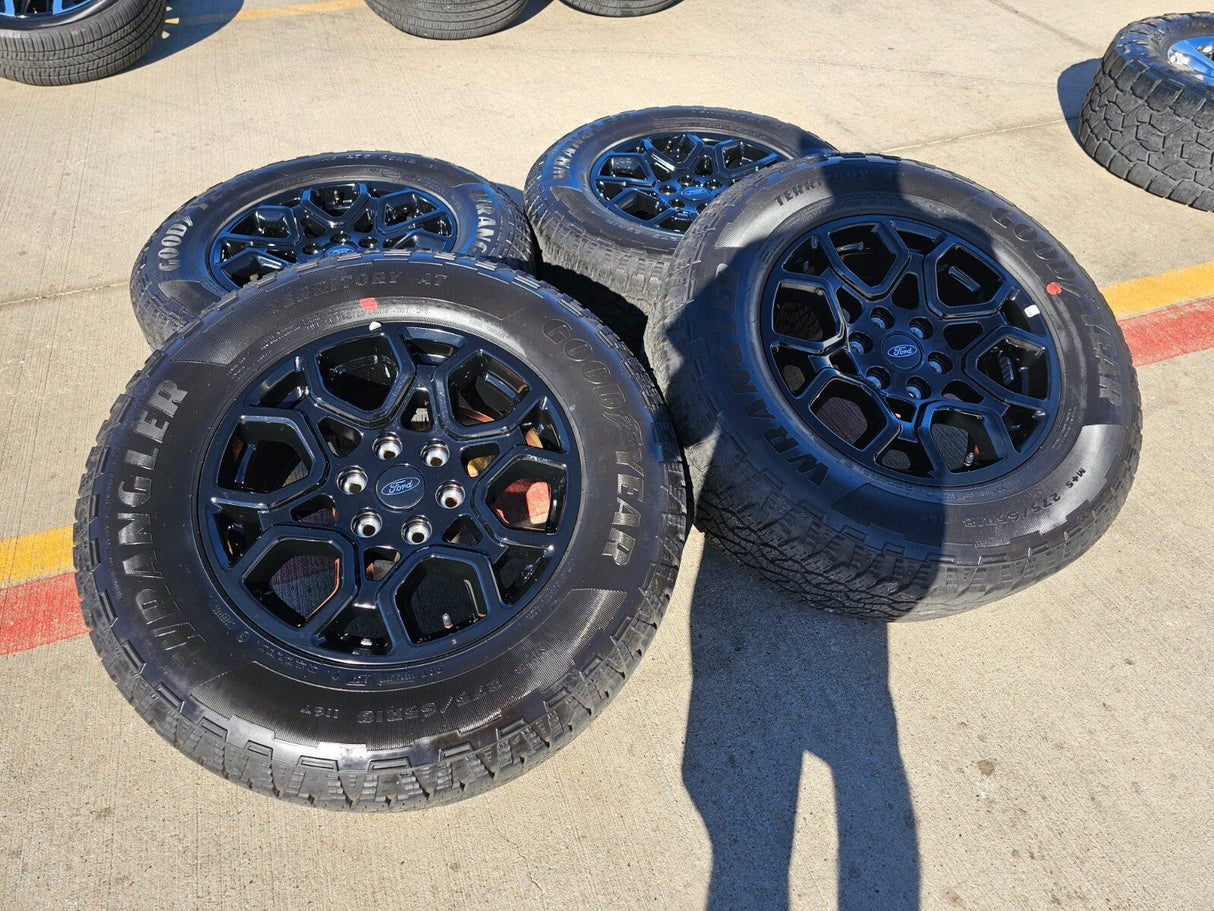 18" Ford F-150 OEM rims wheels 95049 10340 Expedition 2022 2023 2024 2025 NEW Texas Truck Tire