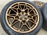 19" Ford Mustang GT Track Pack OEM 10600 10603 Bronze wheels rims 2025 2026 NEW Texas Truck Tire