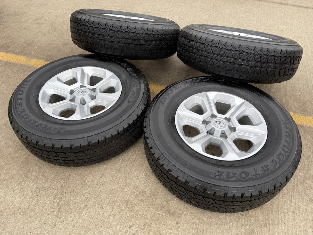 17" 4Runner Toyota Tacoma OEM wheels rims 75153 FJ DUELER A/T Texas Truck Tire