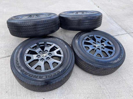 17" Toyota 4Runner Tacoma TRD OEM 94254 10637 wheels rims 2024 2025 2026 NEW Texas Truck Tire