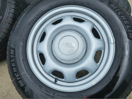 17" Ford F-150 OEM rims wheels 3857 tires steel 2023 2024 2025 2026 MICHELIN NEW Texas Truck Tire