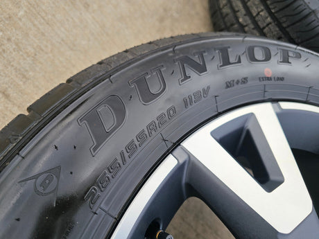 20" Toyota 4Runner TRD OEM 94198 wheels rims Tundra Sequoia 2025 2026 DUNLOP NEW Texas Truck Tire