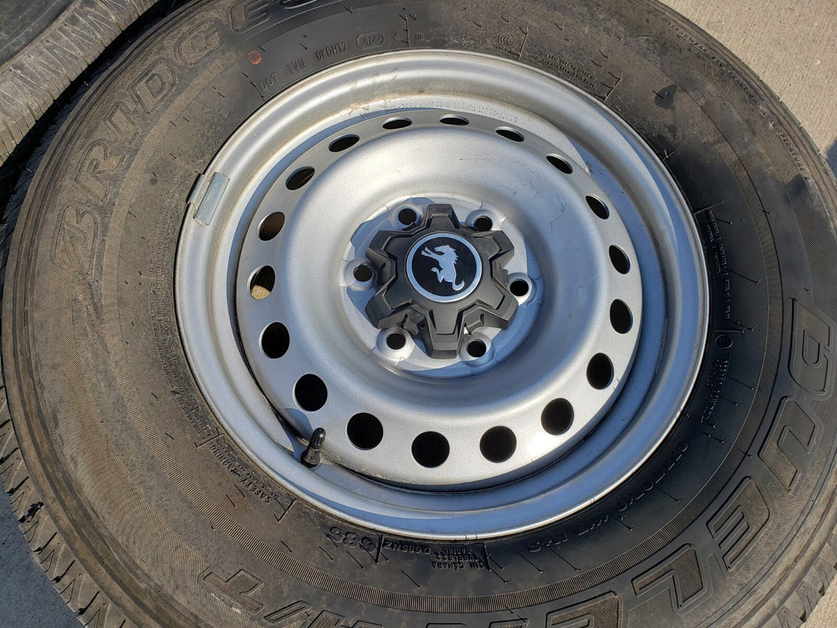 16" Ford Bronco steel wheels rims tires 10226 Ranger 2022 2023 2024 2025 Texas Truck Tire