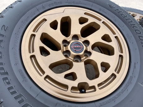 17" Nissan Frontier X-PRO OEM Desert Runner BRONZE wheels rims 2025 2026 NEW Texas Truck Tire