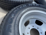 17" Dodge Ram 3500 Dually 8x200 wheels rims 2703 2704 OEM NEXEN tires Texas Truck Tire