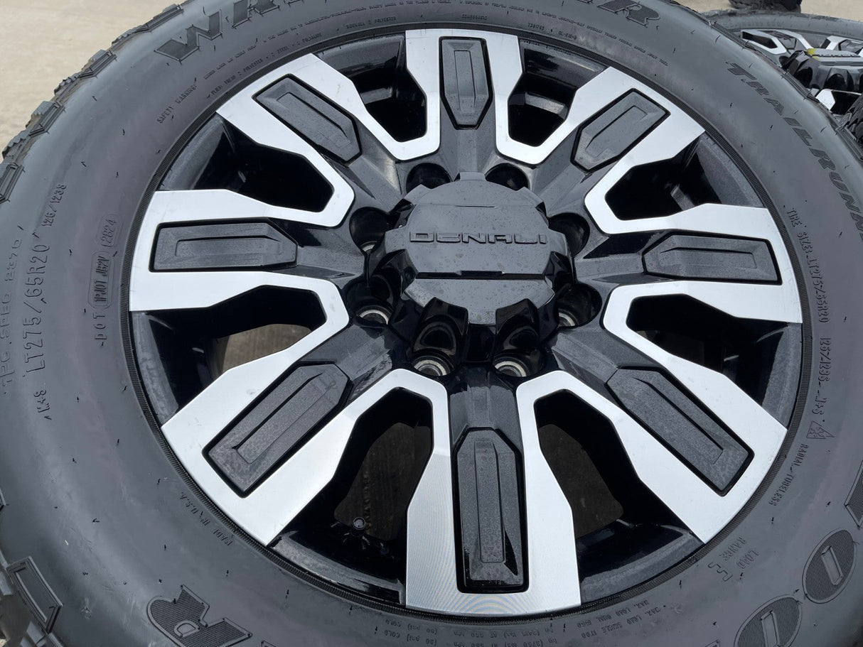 20" GMC Sierra DENALI ULTIMATE 2500 3500 OEM wheels rims 5958 14138 tires Texas Truck Tire