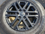 18" Toyota Tundra TRD OEM wheels rims 75281 black Sequoia LX600 2025 2026 NEW Texas Truck Tire