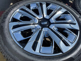 24" Cadillac Escalade IQ PLATINUM EV OEM wheels rims 2500 Hummer 2025 2026 NEW Texas Truck Tire