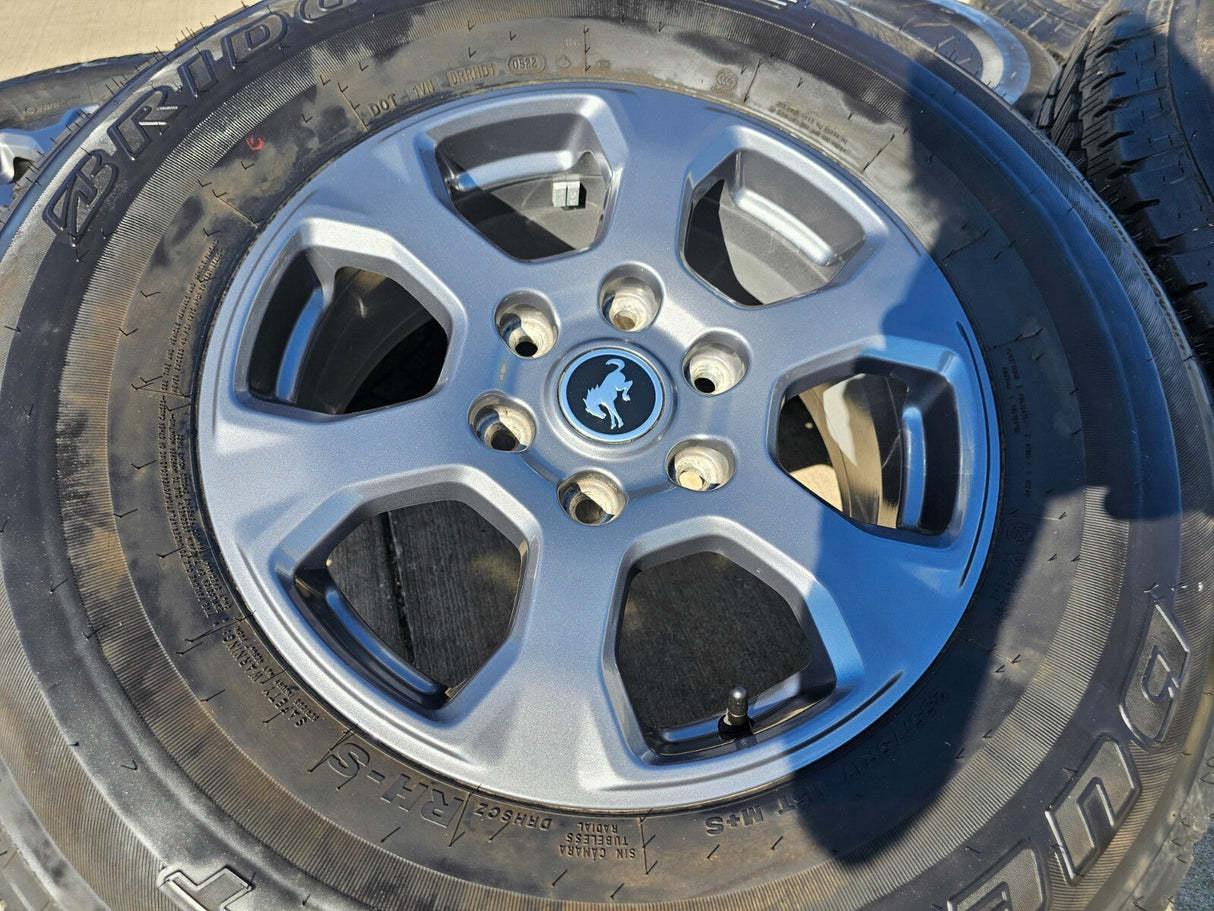 17" Ford Bronco Big Bend wheels rims 10384 OEM Ranger 2023 2024 2025 2026 NEW Texas Truck Tire