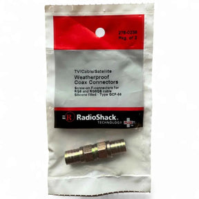 RadioShack 278-0236 Weatherproof TV/Cable/Satellite Coax Connectors F-Type RG6 TekShack